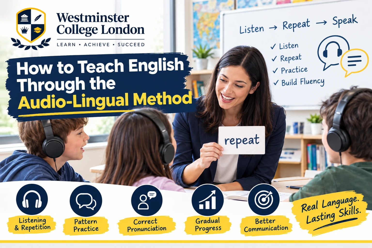 How to Teach English Through the Audio-Lingual Method